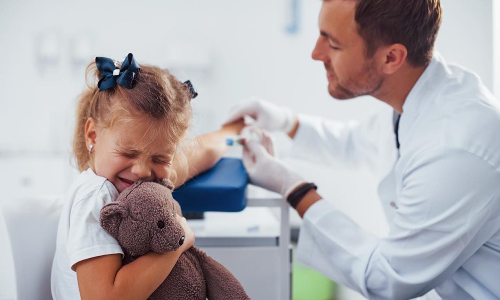 Dete se plaši lekara